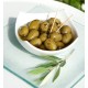 Poche 500g Olives vertes cassées Basilic et Ail