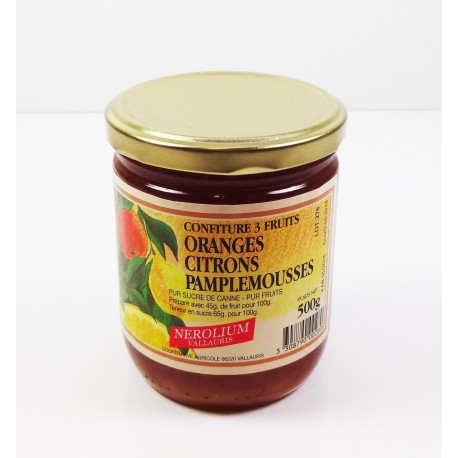 Orange/Lemon/Grapefruit Jam Glass jar of 500 g