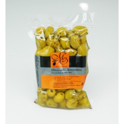 Chili green cracked Olives 200g