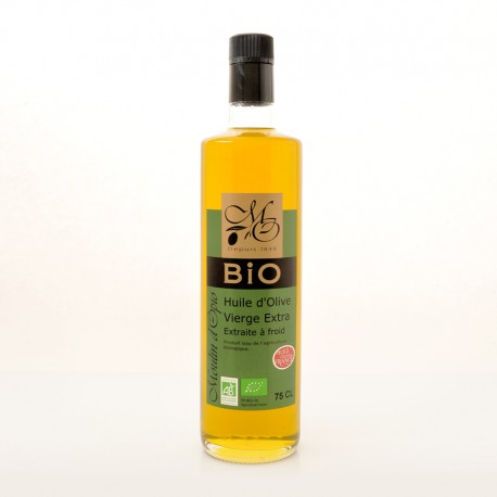 Bouteille 75cl Huile d'Olive Vierge Extra BIO