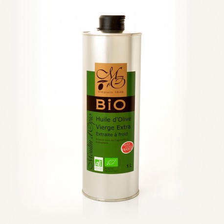 Bidon 1L Huile d'Olive Vierge Extra BIO