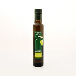 Bouteille 25cl Huile d'olive au Thym & au Romarin