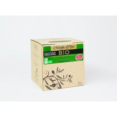 BIB 3L Huile d'Olive Vierge Extra BIO