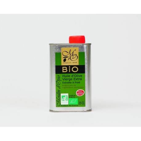 Bidon 25cl Huile d'Olive Vierge Extra BIO